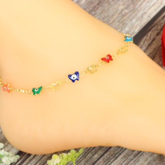 "Elegant Handmade Anklet – Delicate Jewelry for Women, MAR091553 - Picture 8 of 10